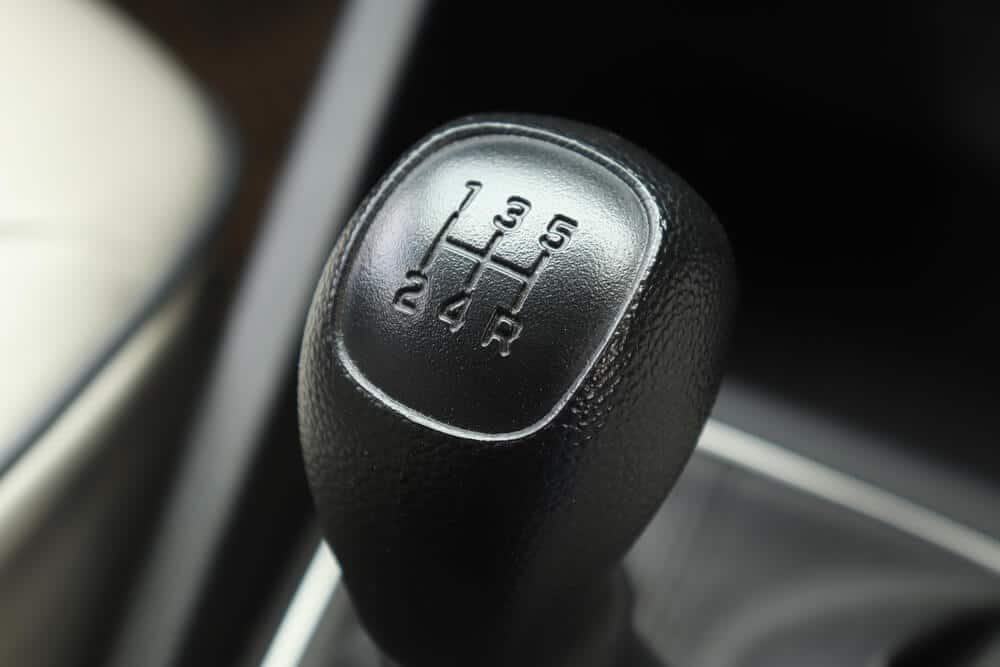 manual transmission stick in car