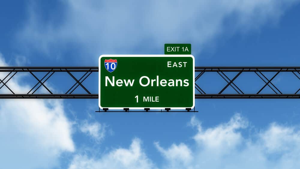 road sign for new orleans